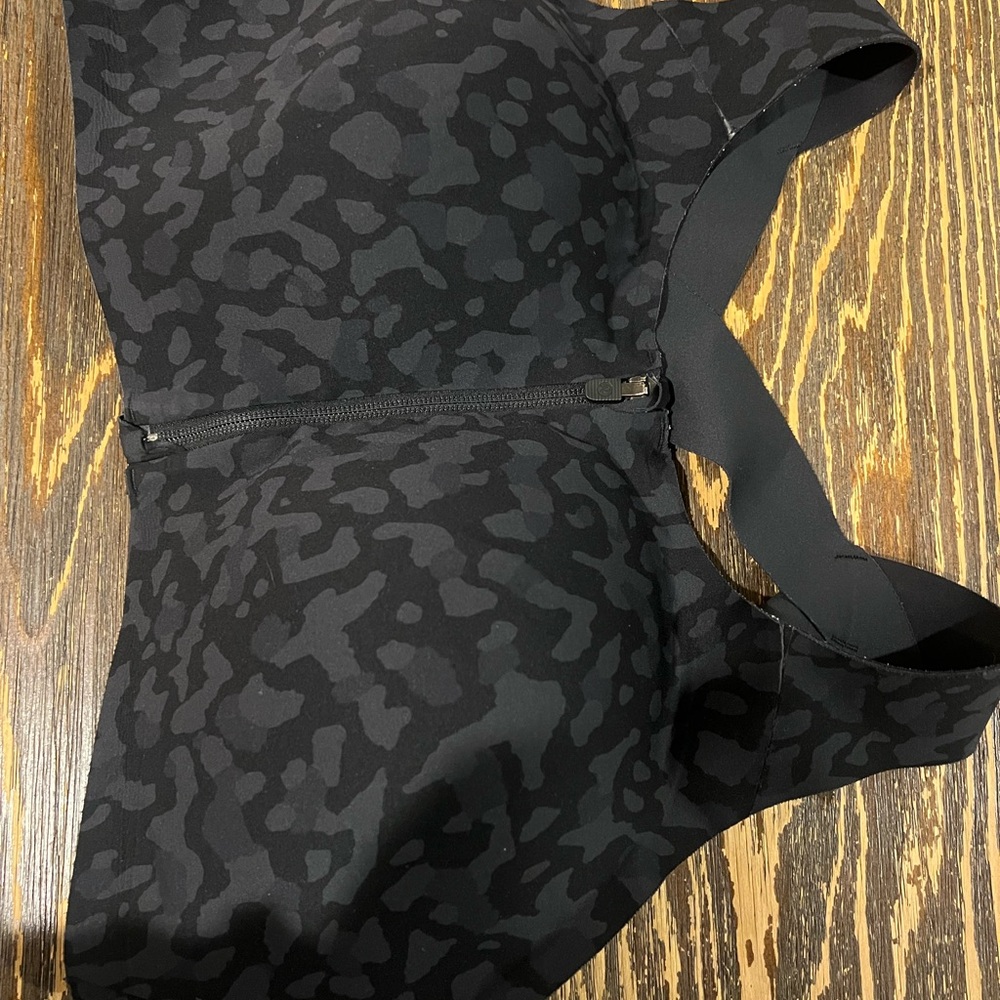 Lululemon Black Camo Enlite Sports Bra